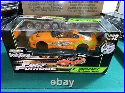 Ertl 1995 Toyota Supra Model Kit 1/18 Fast & Furious Orange Body Shop Rare Vhtf