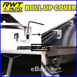 Fit 16-18 Toyota Tacoma Model 5 ft Bed Vinyl Roll Up Soft Tonneau Cover