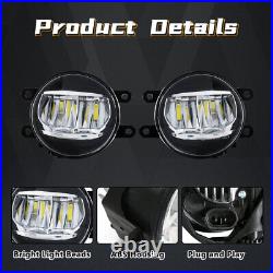 Fits 2021-2024 TOYOTA CAMRY SE XSE Model DRL Fog Lights Kit LED Driving Lamp