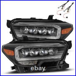 For 16-23 Tacoma TRD with stock LED Headlight Nova Black LED Headlight + Converter