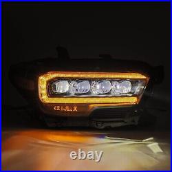 For 16-23 Tacoma TRD with stock LED Headlight Nova Black LED Headlight + Converter