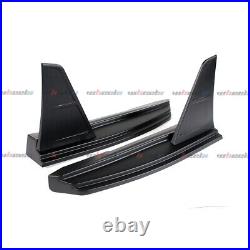 For 18-24 Camry SE XSE Yofer V2 Matte Black LED Rear Diffuser + Corner Extension