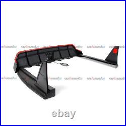 For 18-24 Camry SE XSE Yofer V2 Matte Black LED Rear Diffuser + Corner Extension