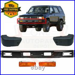 For 1984-89 Toyota 4Runner / 84-1988 Pickup 4wd Front Bumper Kit + Signal Lights