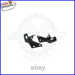 For 1992-1995 TOYOTA PICKUP 2WD Front Bumper Black And Grille & Bracket Kit 4PCS