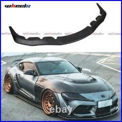 For 20-24 Toyota GR Supra A90 A91 Matte Black Front Bumper Lip Splitter Body Kit