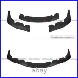 For 20-24 Toyota GR Supra A90 A91 Matte Black Front Bumper Lip Splitter Body Kit