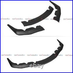 For 20-24 Toyota GR Supra A90 A91 Matte Black Front Bumper Lip Splitter Body Kit