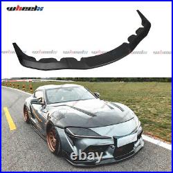 For 20-24 Toyota GR Supra A90 A91 Matte Black Front Bumper Lip Splitter Body Kit