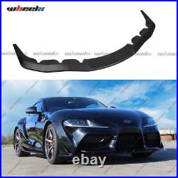 For 20-24 Toyota GR Supra A90 A91 Matte Black Front Bumper Lip Splitter Body Kit