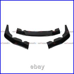 For 20-24 Toyota Gr Supra A90 Gloss Black Front Bumper Splitter Spoiler Lip 3pcs