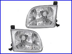 For 2000-2004 Toyota Tundra New Front Headlight and Turn Signal Light Left Right