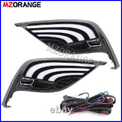 For 2021-2024 Toyota Camry SE XSE Model DRL Fog Lights Kit LED Driving Lamp Set