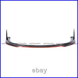 For Camry Se Xse 18-24 Yofer Front Bumper Lip Splitter Glossy Black & Red Line