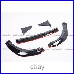 For Camry Se Xse 18-24 Yofer Front Bumper Lip Splitter Glossy Black & Red Line