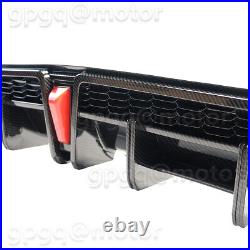 For Toyota Camry SE XSE 18-23 Yofer V2 Carbon Rear Bumper Diffuser & Apron Spats