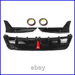 For Toyota Camry SE XSE 2018-23 Yofer V2 Style Front Bumper Lip + Rear Diffuser