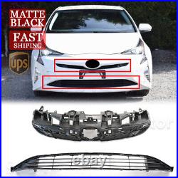 For Toyota Prius 2016-2018 Set of 2 Front Bumper Face Bar Grille Assembly Kit