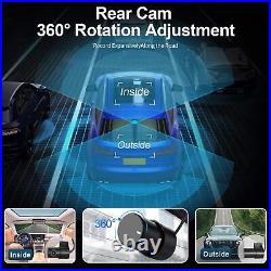 Front 4K & Rear 1080p Custom Fit Dash Cam for 2022-24 Toyota RAV4 Model B withVent