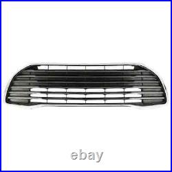 Front Bumper Cover Fascia & Lower Grille Chrome For 2016-2018 Toyota Avalon