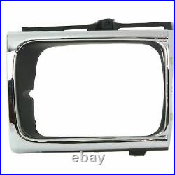 Front Bumper + Grille Chrome + Valance + Lamps For 1992-1995 Toyota Pickup 4WD