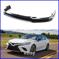 Front Bumper Lip Splitter Style Glossy Black For Camry SE XSE V1 2018-2020