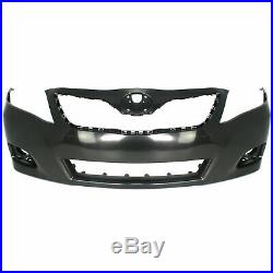 Front Bumper Primed Plastic + Upper & Lower Grille For 2010-2011 Toyota Camry