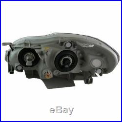 Front Headlights Headlamps Lights Lamps Pair Set for 03-04 Corolla S Model