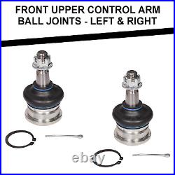 Front Upper Lower Control Arm Bushing Ball Joint Tierod Kit for Tacoma 95-04 4WD