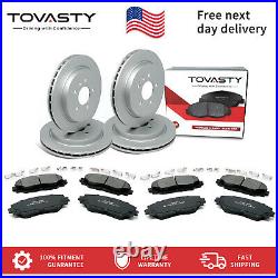 Front and Rear Brake Pads and Rotors Kit Toyota Camry 92-96 (Exc Wagon Models)