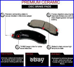 Front and Rear Brake Pads and Rotors Kit Toyota Camry 92-96 (Exc Wagon Models)