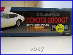 Fujimi 116 Scale Toyota 2000GT Model Kit # 10128-2800
