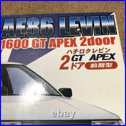Fujimi TOYOTA AE86 LEVIN 1600 GT APEX 2door Model Kit Vintage #11494