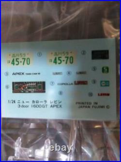 Fujimi Toyota AE86 Levin 3door 1600GT APex 1/24 Model Kit #14615