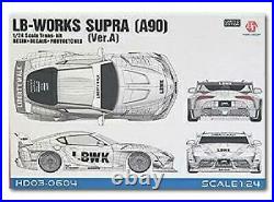 HOBBY DESIGN 1/24 Toyota Supra LB Works A90 Ver. A Resin Kit from JP 8349