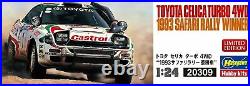 Hasegawa 1/24 TOYOTA CELICA Turbo 4WD 1993 Safari Rally Winner Plastic Model