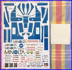 Hasegawa 124 Scale Minolta Toyota 88C Automotive Plastic Model Kit Unassembled