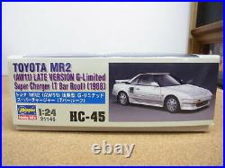 Hasegawa Toyota MR2 Late Version G-Limited Super Charger 1/24 Model Kit #25383