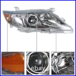 Headlights Assembly Pair For 2010-2011 Toyota Camry SE Built Models Left Right