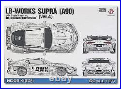 Hobby Design 1/24 Toyota Supra Lb Works A90 Ver. A Trans Kit Car Model Hd03-0604