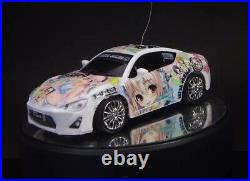 JDM Anime Painted Car ITASHA SUPER SONICO JDM TOYOTA 86 RC Car Model Kit 124