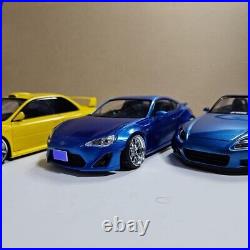 JDM Cars IMPREZA WRX, TOYOTA 86, S-2000 3×Cars Set Assembled Model Kit 124