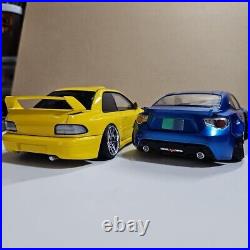 JDM Cars IMPREZA WRX, TOYOTA 86, S-2000 3×Cars Set Assembled Model Kit 124