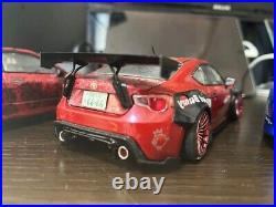 JDM Cars TOYOTA 86, RX-7 FD3S, SILVIA S15, 3×Cars Set Assembled Model Kit 124