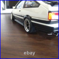 JDM Drift Car Legend TOYOTA COLLORA LEVIN AE86 Low Down Assembled Model Kit 124