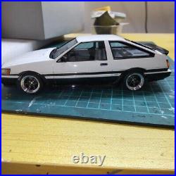 JDM Drift Car Legend TOYOTA COLLORA LEVIN AE86 Low Down Assembled Model Kit 124