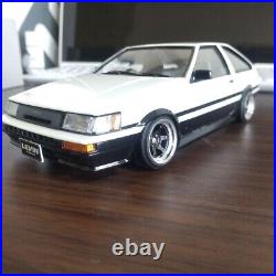 JDM Drift Car Legend TOYOTA COLLORA LEVIN AE86 Low Down Assembled Model Kit 124