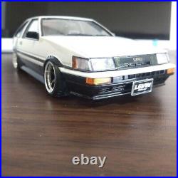 JDM Drift Car Legend TOYOTA COLLORA LEVIN AE86 Low Down Assembled Model Kit 124