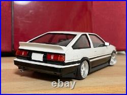 JDM Historic Car TOYOTA COLLORA AE86 LEVIN Drift Custom Assembled Model Kit 124