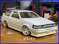 JDM Historic Car TOYOTA COLLORA AE86 LEVIN Drift Custom Assembled Model Kit 124